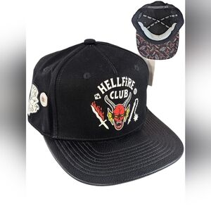 🆕 Stranger Things Hellfire Club Graphic Underbill Hat
